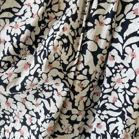 Anthropologie Greylin Floral Square Neck Puff Sleeve Empire Waist Dress Small - Picture 4 of 11